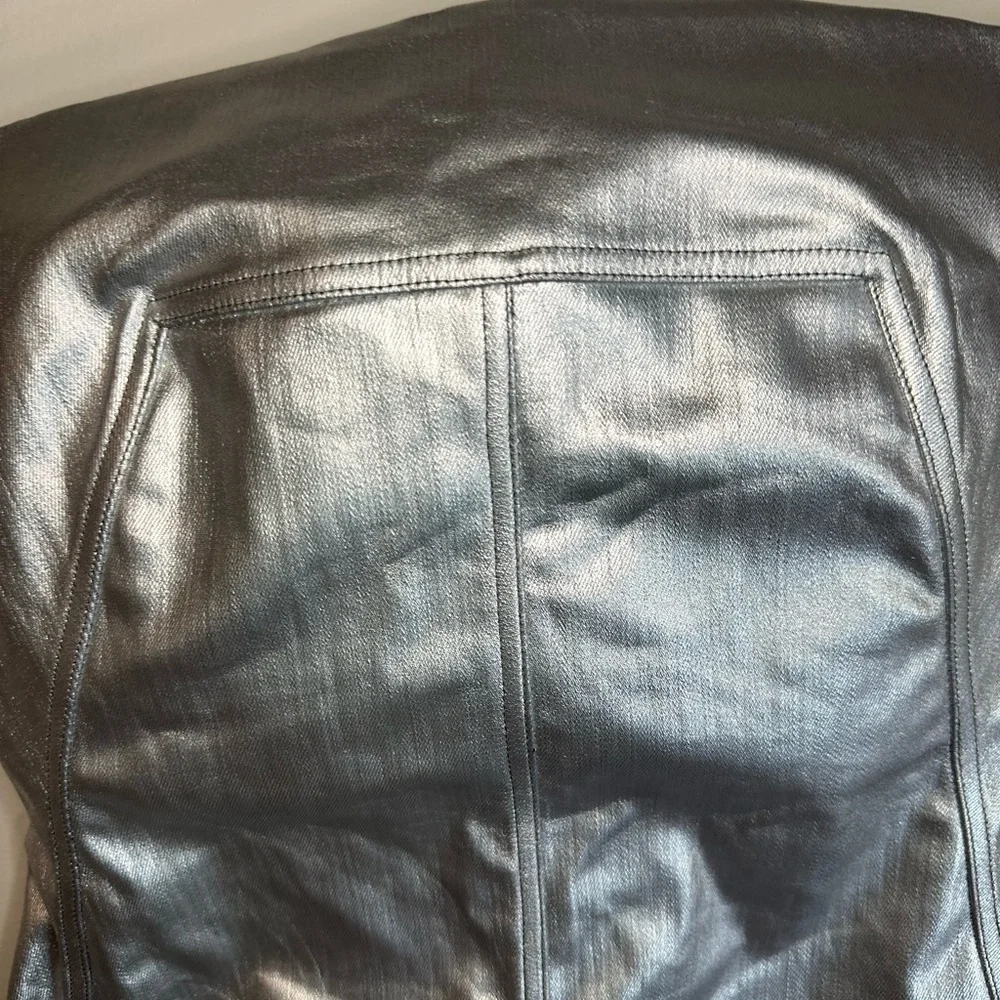 Rick Owens Strobe FW22 Silver Bustier Dress – Goddess in Chrome - Picture 4 of 16